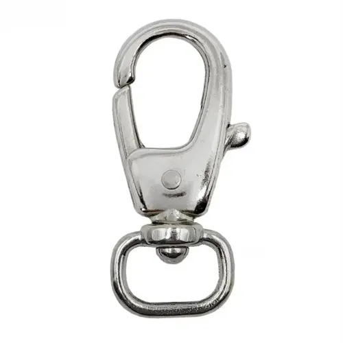 Chaveiro Mosquetão Giratório Base Reta-FC-6004-15