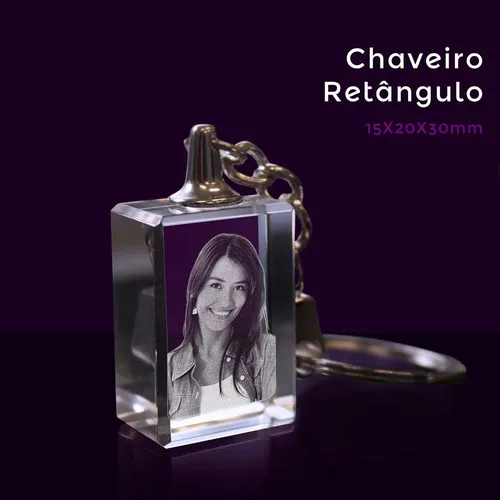 Chaveiro Retangular-CHV002
