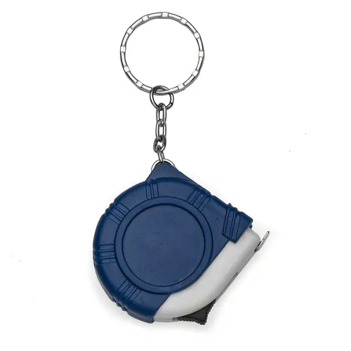 #Chaveiro Trena Emborrachada de 1 Metro-10185-AZU