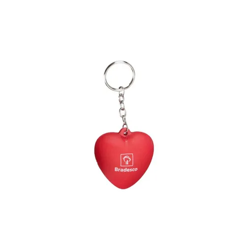 Chaveiro coração vinil oca Personalizada-LN343MGB030