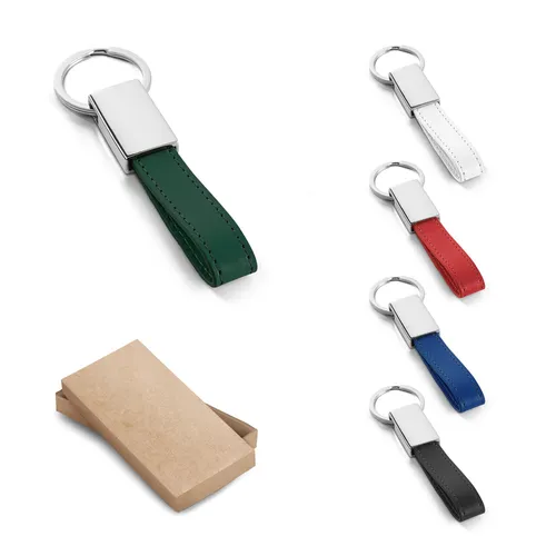 Chaveiro em metal e PU-93354