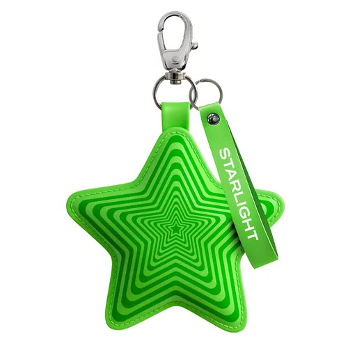Chaveiro estrela personalizado com mosquete em niquel — bagcharm / keycharm-BCH-13275