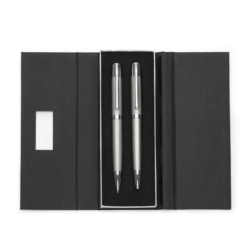 #Conjunto Caneta e Lapiseira Metal-ER181PAR-CRO