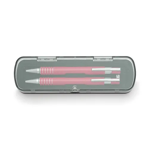 #Conjunto Caneta e Lapiseira Semimetal-12609-VM