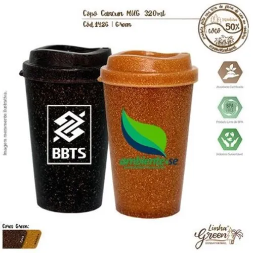 Copo Cancun Green MUG 320ml-142BBG