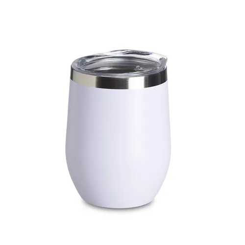 Copo Inox Parede Dupla 320ml BRANCO-14726-BRA