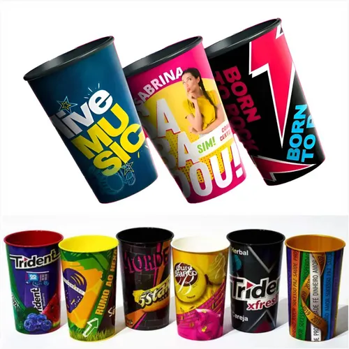 Copo Plástico INLABEL 550ml-FOR-CI408