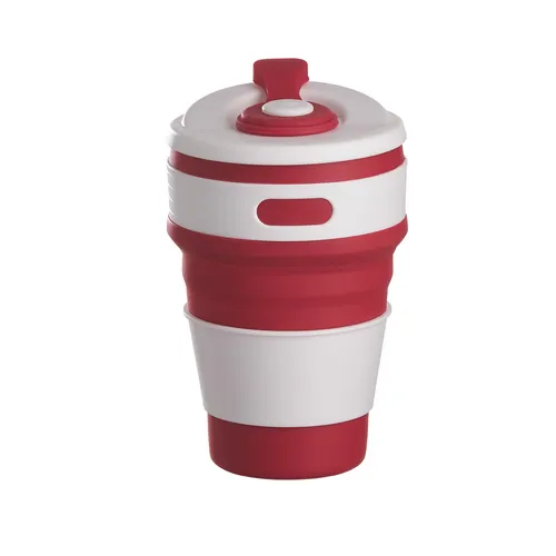 Copo Silicone VERMELHO-CO8350-VM Copo Silicone VERMELHO-CO8350-VM