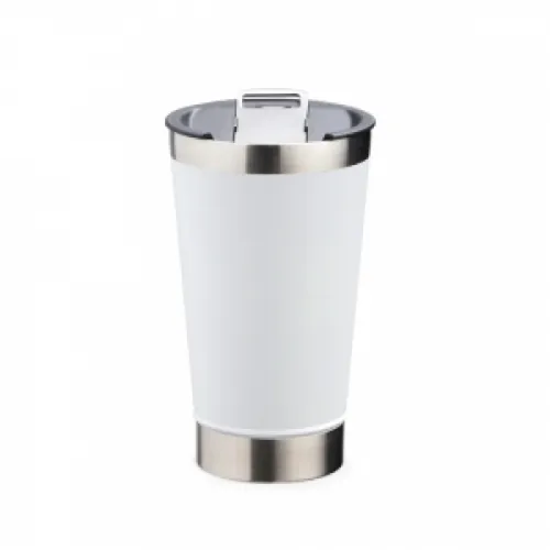 Copo Térmico 500ml com Abridor BRANCO-18645B-BRA