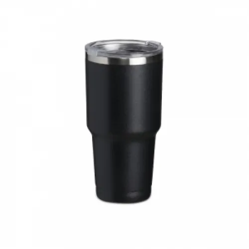 #Copo Térmico Inox 900ml PRETO-14735-PRE