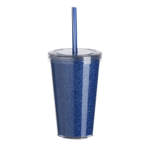 #Copo de Acrílico 550ml com Canudo-P@14250-AZE