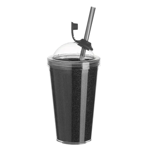 #Copo de Acrílico 550ml com Suporte Canudo-P@14249-PRE
