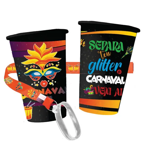 Copo label 400ml com tirante personalizado-EX0015