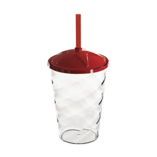 Copo Twister com Tampa e Canudo 350 ml-FB-TC350