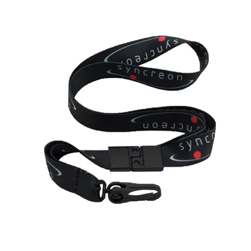 Cordão para crachá com mosquete plástico-LN12AC09