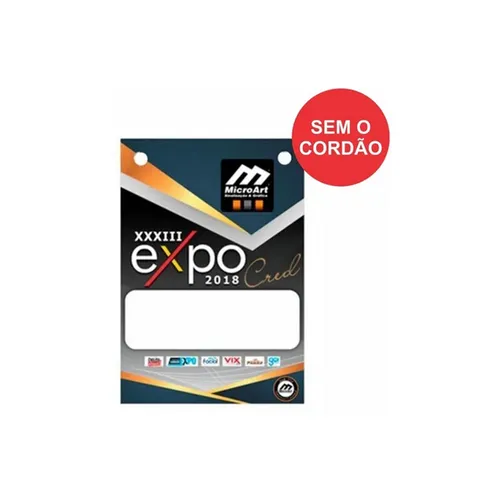 Crachá / Credencial para Eventos-LN20TH016