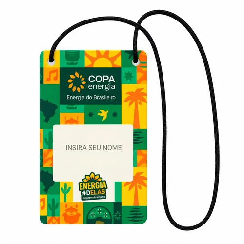 Credencial com Corda Trançada PP-BC0006JK