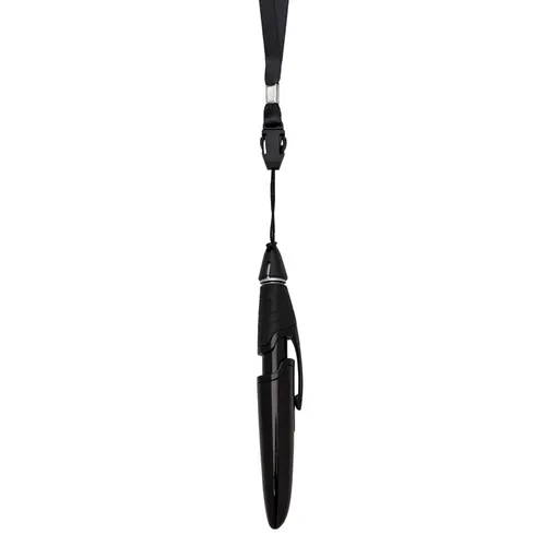 #Caneta Plástica com Cordão-ER2047-PRE #Caneta Plástica com Cordão-ER2047-PRE
