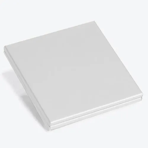 ESTOJO COM 2 ESPELHOS PARA MAQUIAGEM - 6X6CM-EM-00110-NA