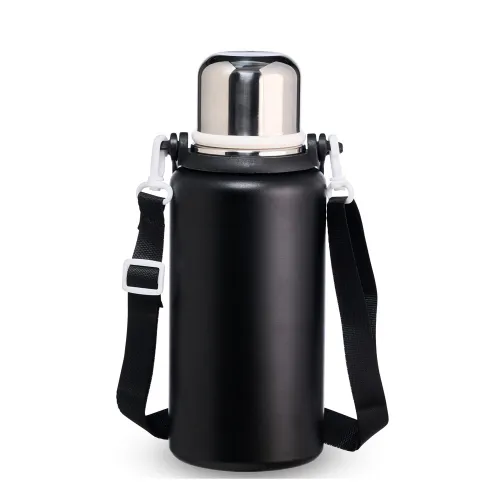 Garrafa Térmica 1 Litro com Infusor PRETO-E@07044-PRE