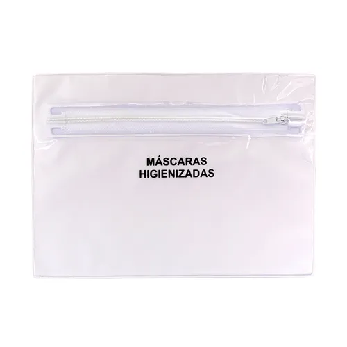 Envelope Plástico Duplo para Máscaras-P@14556G-BRA Envelope Plástico Duplo para Máscaras-P@14556G-BRA
