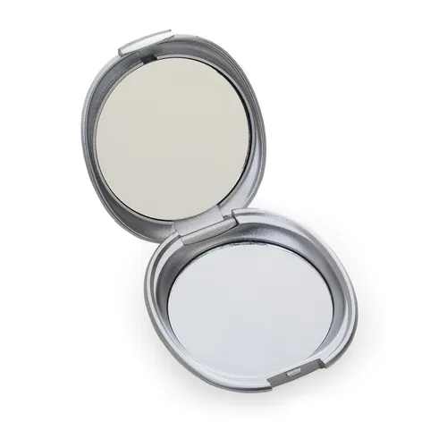 #Espelho Plástico Duplo Sem Aumento-12577