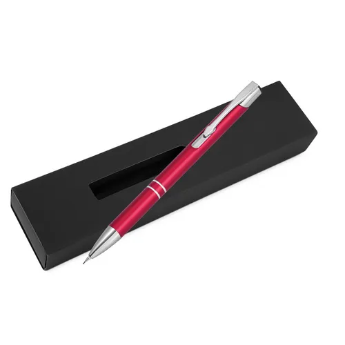 Estojo + Lapiseira de metal VERMELHO-EM0151-VM Estojo + Lapiseira de metal VERMELHO-EM0151-VM