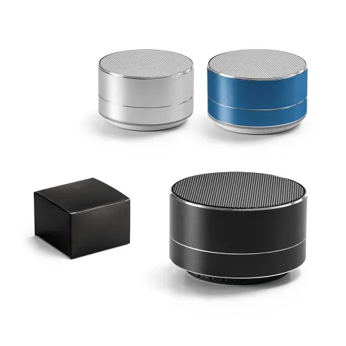 FLOREY II. Caixa de som em alumínio 100% reciclado com microfone e autonomia de 3h-57252
