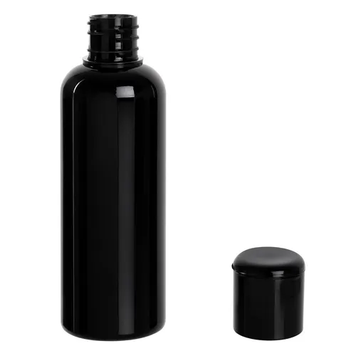 Frasco Pet Cilíndrico 100ml Preto-LN608EP001