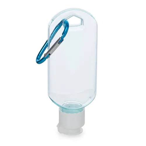Frasco Plástico 55ml com Mosquetão-18635-AZU
