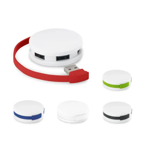 GARDNER. Hub USB 2 0 em ABS com 4 portas-97357