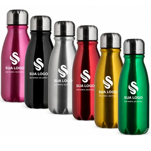 Garrafa de Alumínio 400ml Personalizada-GA85