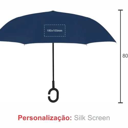 GUARDA-CHUVA INVERTIDO - AZUL - 108 CM-GC-00413-AZU