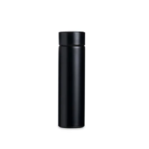 Garrafa Térmica com Termômetro - 450ml PRETO-BG106-PRE