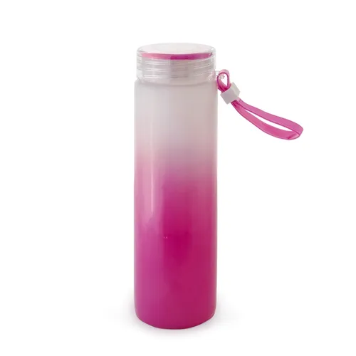 Garrafa de Vidro 400ml-O@18765-ROS Garrafa de Vidro 400ml-O@18765-ROS
