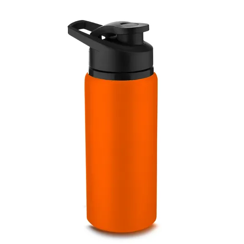 Garrafa em Alumínio de 650ml LARANJA-GA5100B-LAR Garrafa em Alumínio de 650ml LARANJA-GA5100B-LAR