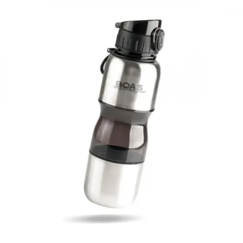 SQUEEZE FUMÊ REVESTIDO EM AÇO INOX - 750 ML-IS-01751