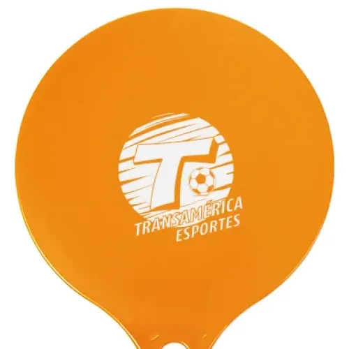 JOGO DE RAQUETES EM POLIPROPILENO LARANJA - 3 PÇS LARANJA-LZ-00307-LAR