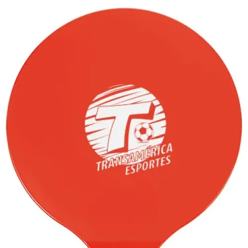 JOGO DE RAQUETES EM POLIPROPILENO VERMELHO - 3 PÇS-LZ-00304-VM