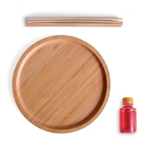 KIT BANDEJA E AROMATIZADOR - 2 PÇS - CEREJA E AVELÃ-KT-90311-CRA-NA