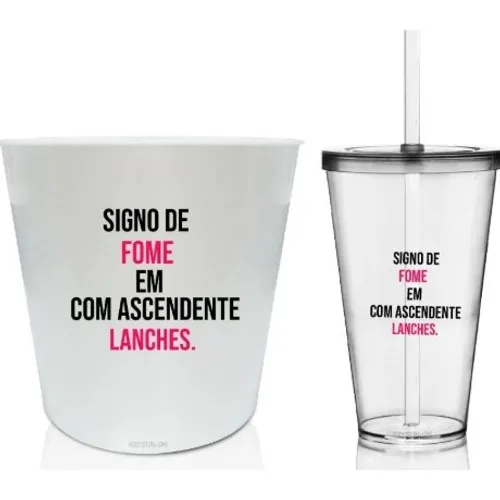 KIT Balde para Pipoca e Coponudo-180326SM