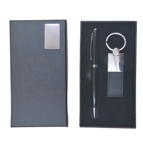 Kit Caneta e Chaveiro Com Box-PB2001 + CD10B + NA001