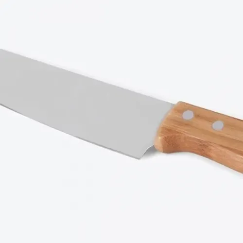 KIT DE FACAS COM TAMANHO DE 8", FACA SANTOKU E GARFO 3 PÇS-KF-02843