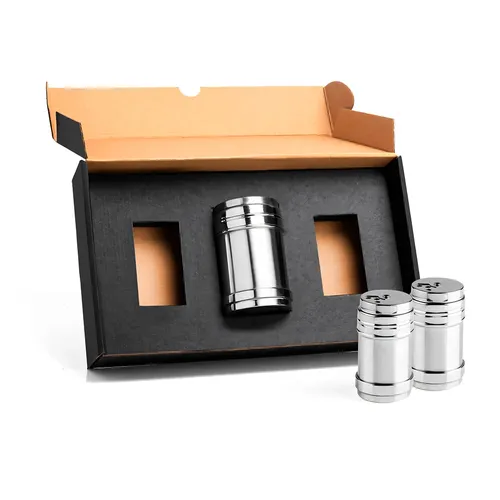 KIT DE POTES PARA TEMPERO - 3 PEÇAS TRANSPARENTE-KT-90159-TRA