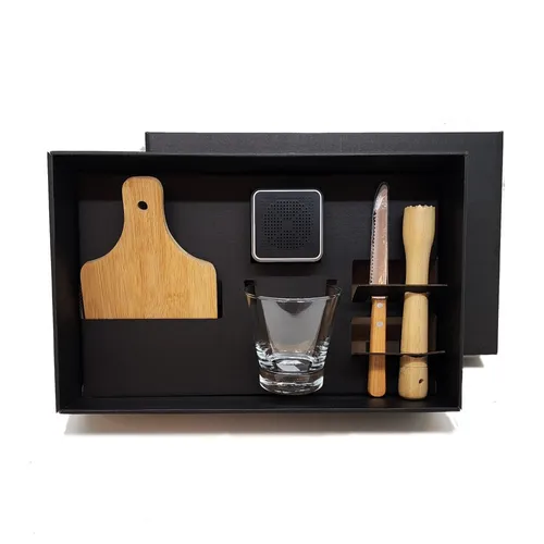 KIT PARA CAIPIRINHA/DRINKS E CAIXA DE SOM - 5 PÇS-KT-9087A-INF