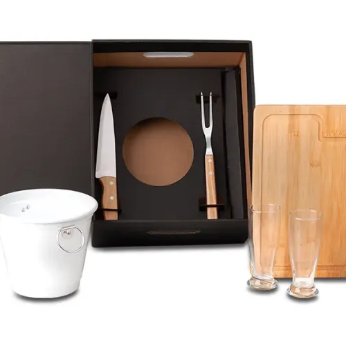 KIT PARA CHURRASCO COM BALDE - 6 PÇS-KT-90228