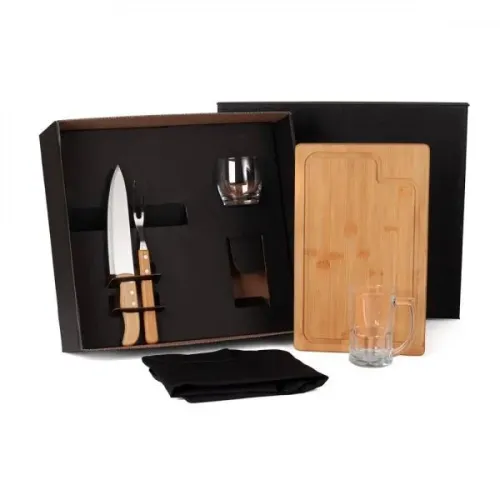 KIT CHURRASCO / CERVEJA / WHISKY - 6 PÇS-KT-90061