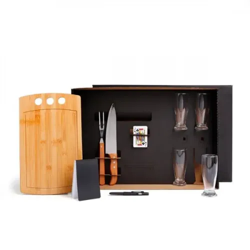 KIT CHURRASCO, CERVEJA E BARALHO-KT-90079