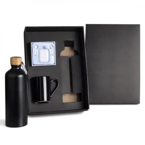 KIT GARRAFA, CANECA E FONE BLUETOOTH - 3 PÇS-KT-90286