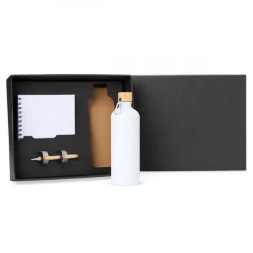 KIT GARRAFA, CADERNO E CANETA - 3 PÇS-KT-90397